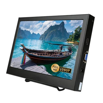 1080P em HD IPS LCD monitor Portátil para PS3 PS4 XBOx360 com VGA HDMI Interface de 10,1 Polegadas de Jogos de Computador e Monitor de PC