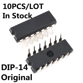 10PCS/LOT SN74HC164N SN74HC164 4HC164N 74HC164 em linha DIP-14 8-bit serial in/parallel-out shift register Novo Original Em Estoque