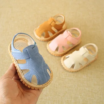 2022 verão novo bebê menino menina primeiro passo sandálias fundo macio interior, praia jardim de sapatos