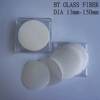 25pcs DIÂMETRO de 13 mm a 200 mm BT Fibra de Vidro, com Membrana Microporosa filtro de filme de medição de particulado filme envio Padrão de tamanho de Abertura de 0,22 um