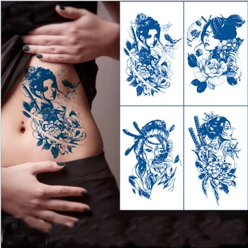 40 Projetos Impermeável com Duração de 15 Dias Braço de Tatuagem Adesivos Flash Corpo Falso Tatuagens para Mulheres