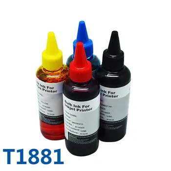 400ml T1881 de Alta Qualidade Tintura de Impressão de Tinta de Recarga & Bulk Ink Para Impressora Epson WF-7621/WF-7111/WF-3641 Impressoras jacto de Tinta