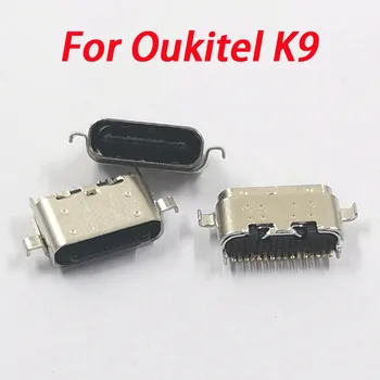 5pcs Micro Usb Tipo-c Tomada Conector Para Oukitel K9 Porta de Carregamento Doca Tomada de Alimentação de Plugue de Substituição de Peças de Reparo