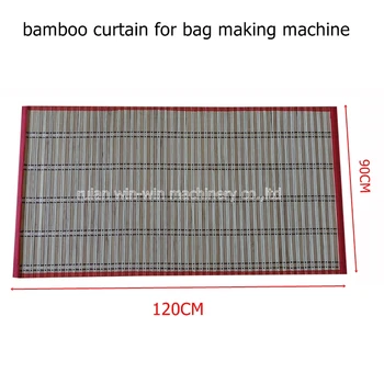 6pcs largura de 90cm de comprimento 120CM cortina de bambu máquina de fazer saco de peças