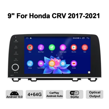 9 Polegadas auto-Rádio Estéreo Android Auto Gravador Reprodutor Multimédia Autoradio Carplay Para Honda CRV 2017-2021 Plug And Play