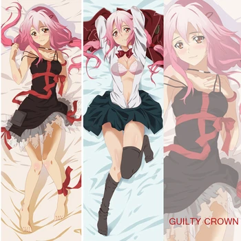 Bonito Japonês de Anime Fronha Guilty Crown Yuzuriha Inori decorativos, Abraçando o Corpo fronha