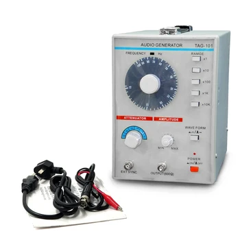 C.A. 100-240V TAG-101 de Áudio de Baixa Frequência do Sinal do Gerador de Fonte de Sinal de 10Hz-1MHz