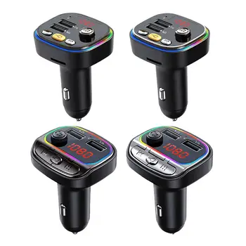 Carregador do carro MP3 Player Bluetooth, Transmissor FM duas Portas USB 5V 3.1 A & 1A Mãos Livres Rádio do Adaptador sem Fio