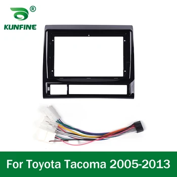 Carro GPS de Navegação de som Para a Toyota Tacoma 2005 - 2013 Rádio Fáscias Moldura do Painel Ajuste de 9 polegadas 2Din No Traço central da tela