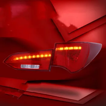 Carro lanterna traseira Traseira, Lâmpada do DIODO emissor de Luz da Cauda da Lâmpada do Travão de Inverter luz sinal de volta para Hyundai SantaFe ix45 2013