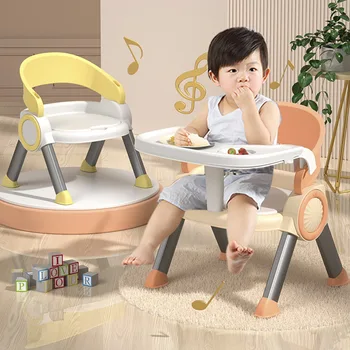 Criativa Cozinha Bebê Cadeira de Jantar Pequena Bancada de Refeições Fezes Encosto da Cadeira de Jantar com Seguro Refeição cadeiras Móveis para a Casa