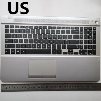 EUA/Turquia/Bélgica/França/Hungria/Itália layout novo portátil teclado com touchpad apoio para as mãos para Samsung 450R5U 450R5J 450R5G 450R5Q