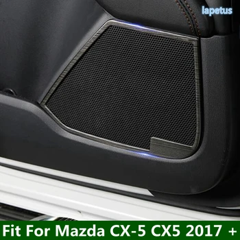 Interior da Porta de Carro Estéreo alto-Falante alto-Falante de Áudio Decoração Moldura Tampa de acabamento Para Mazda CX-5 CX5 2017 - 2022 Acessórios de decoração