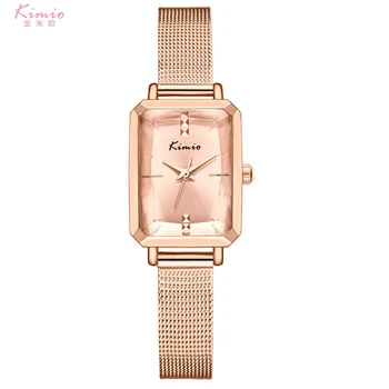Kimio K6376S Estilo Elegantes das Mulheres da forma de Relógios de Luxo, Relógios de pulso de Quartzo Caso Bracelete Pulseira de relógio feminino Frete Grátis