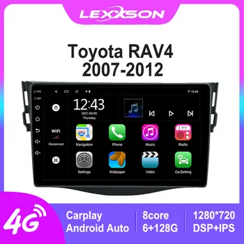 LEXXSON 4G+wi-Fi DSP Android De 10 Rádio do Carro Para Toyota Rav 4 RAV4 2007-2012 Tela IPS RDS GPS Navi Link de Espelho SWC 2G+32G Estéreo