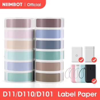 Niimbot D11 D110 D101 Mini Impressora Térmica De Etiquetas De Papel Impermeável, Anti-Óleo De Impressão De Etiqueta Não Cola Resistente Fita Autocolante