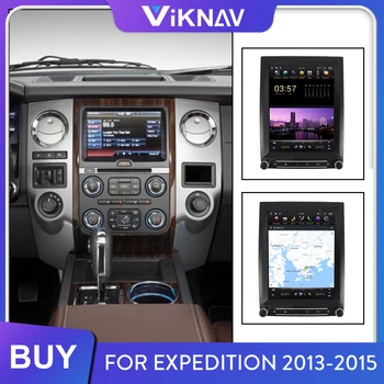 para a ford expedition 2013 2014 2015 rádio do carro chefe da unidade de auto estéreo leitor de multimídia gps de navegação hd tela de toque