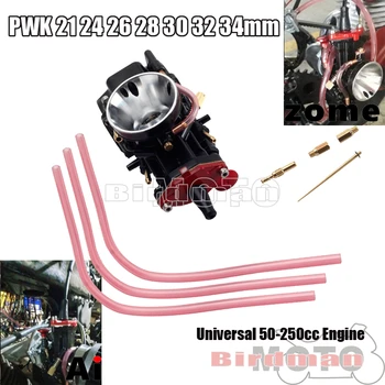 PWK 21 24 26 28 30 32 34 milímetros Universal 50 -250cc Motor Carburador Carb Para Scooter ATV Dirt Bike Moto Moto Acessórios