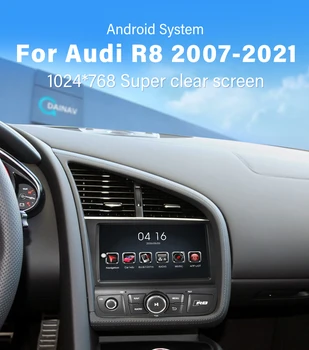 PX6 Android Rádio Estéreo Para Audi R8 2007 2008 2009-2021 de áudio do Carro, autoradio Chefe da Unidade de DVD Multimídia player sem fio carplay