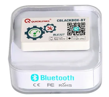 QUICKLYNKS Caixa Preta BLE327 Motor do Carro Falha de Leitor de Código de Bluetooth 4.0 para o Android e iPhone Mobile