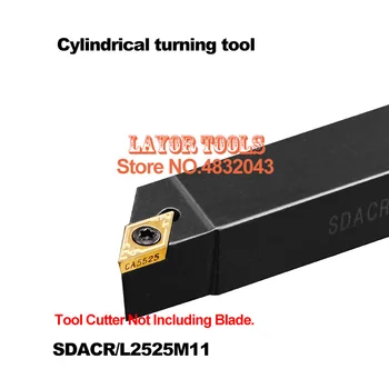 SDACR2525M11 25*25*150MM de Metal Torno Ferramentas de Corte para Torno mecânico CNC, Ferramentas de Torneamento Torneamento Externo porta-ferramentas Tipo-S SDACR/L