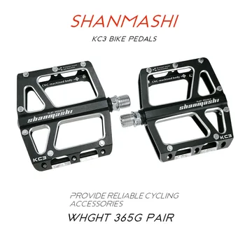 Shanma Kc3 Mountain Bike Pedal Pedais da Bicicleta Televisão Ampla e Confortável Pedal CNC Ofício do Pedal