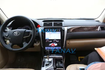 Tesla estilo Vertical de Tela de Navegação GPS Para Toyota-Camry 2012 A 2016 som do Carro carro Rádio de Carro android Leitor Multimédia HD