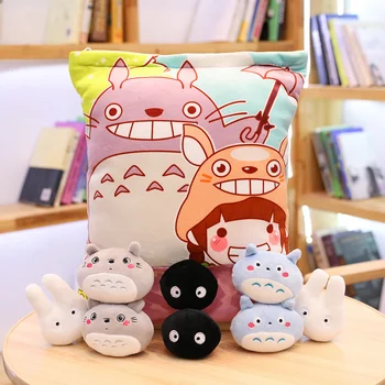 Um Saco De Anime Pudim De Gato De Pelúcia 8 Pcs Animação Japonesa Gato Macio Travesseiro Almofada De Sofá De Desenhos Animados Gato Boneca De Presente Para Crianças, Crianças