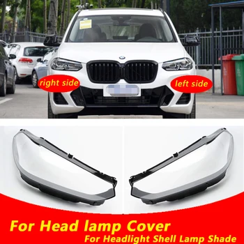 Use Para BMW X3 2022-2023 G08 X3 série Transparente Tampa do Farol máscara de Lâmpada Farol Dianteiro do Shell Abajur Lente shell