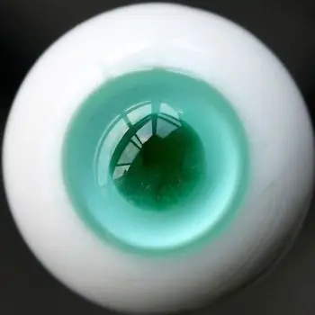 [wamami] Et66# 12mm Seagreen & Verde Escuro Para BJD Boneca Dollfie Olhos de Vidro Roupa