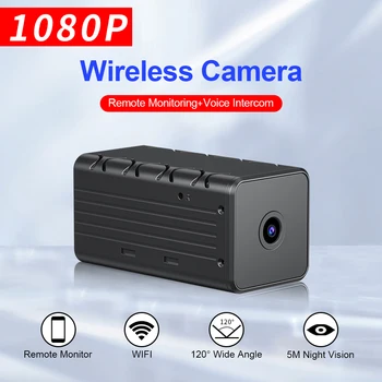 Wi-fi Mini Câmera HD 1080P sem Fio Visão Noturna Áudio em Dois sentidos Detecção de Movimento do Surveillance da Segurança Home a Câmera a Mini Câmera de vídeo